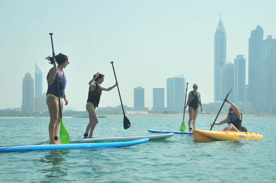 Dubai: 1-hour Kayaking or Stand Up Paddle at Dukes The Palm - Your one-hour route on the water