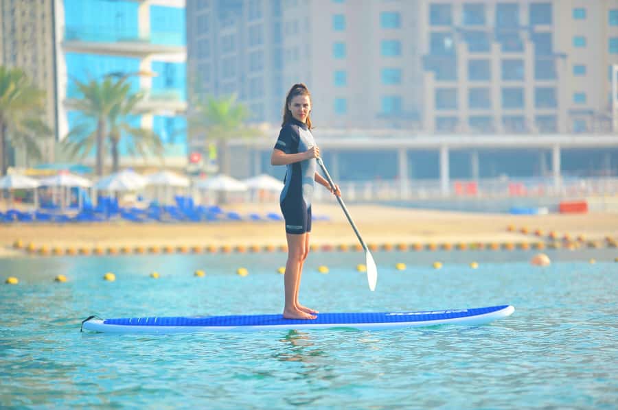 Dubai: 1-hour Kayaking or Stand Up Paddle at Dukes The Palm - What is included, and what you still need