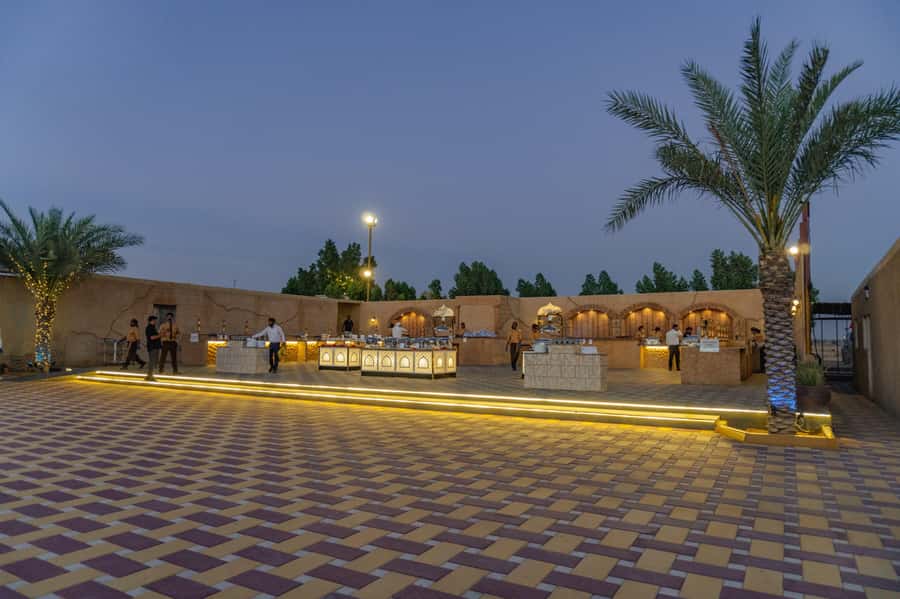 Dubai: Desert Safari or Hatta Tour with Kayaking - The desert camp: dinner, henna, and stage shows