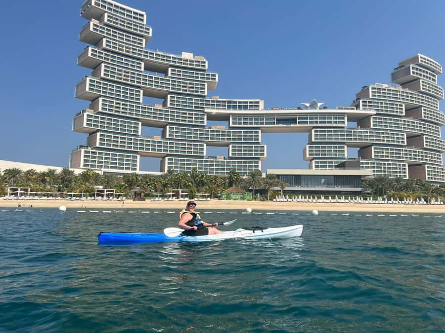 Dubai: Palm Jumeirah Guided Kayaking Tour - How long will you really kayak?