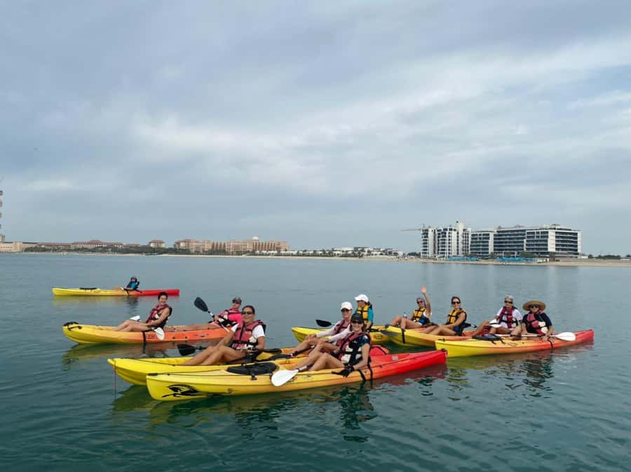 Dubai: Palm Jumeirah Guided Kayaking Tour - Starting at Sofitel on the east crescent