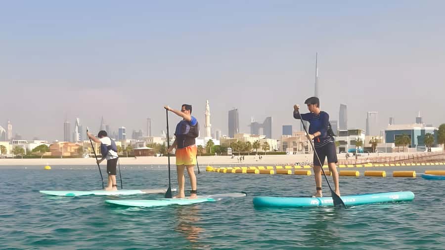 Dubai: Stand-Up Paddle Boarding with Burj Khalifa View - Practical timing for your Dubai day