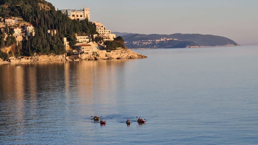 Dubrovnik: Sea Kayaking Half-Day Tour - Paddling toward Lokrum Island