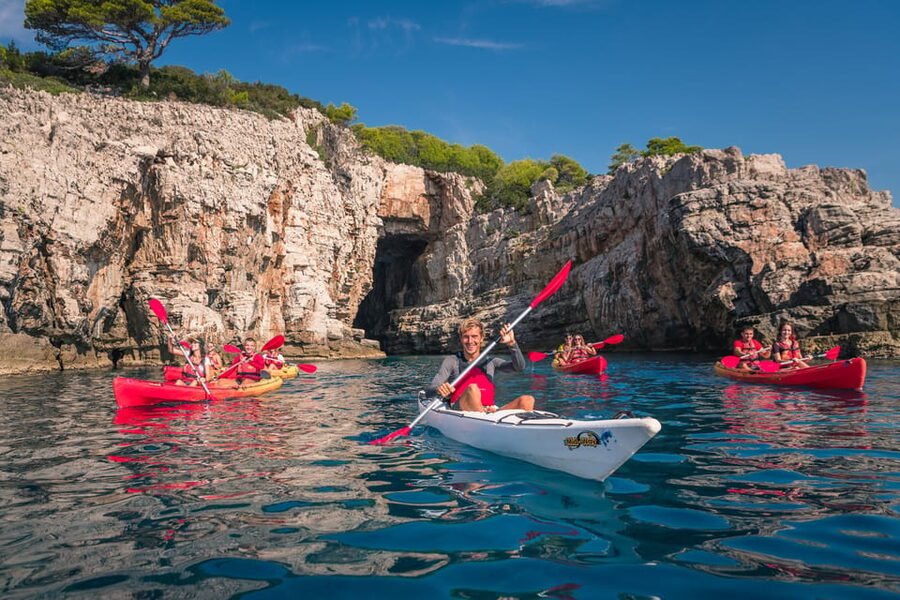 Dubrovnik: Sea Kayaking&Snorkelling Guided Day/Sunset Tours - Betina Cave: a short swim with a big payoff