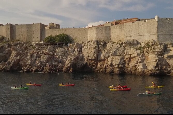 Dubrovnik: Sunset Kayaking & Snorkeling with water &wine - Swimming and snorkeling at Betina Cave