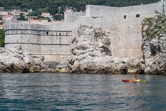 Dubrovnik: Sunset Kayaking & Snorkeling with water &wine - The sunset return to Pile Bay