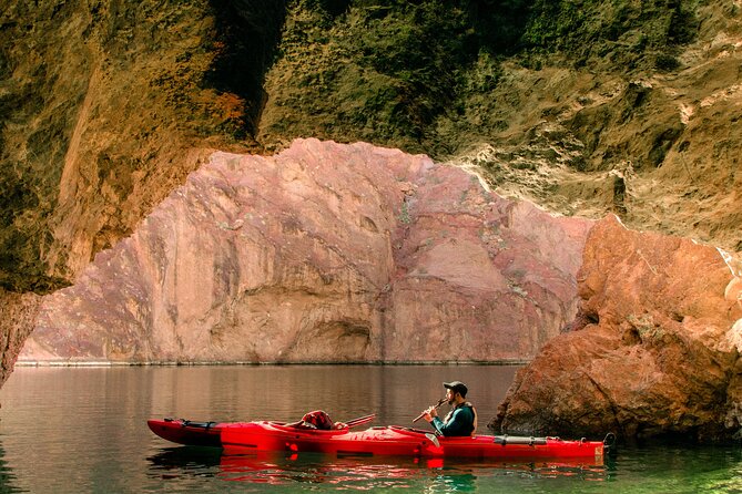 Emerald Cave Deluxe Kayak Tour with Catered Lunch & Guide - Black Canyon, old river works, and local stories