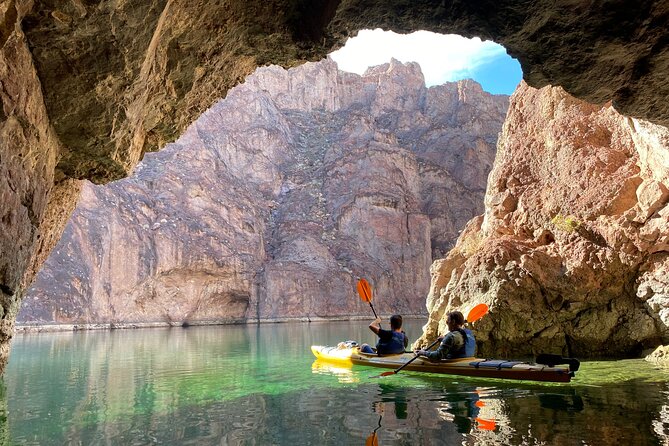 Emerald Cave Express Kayak Tour with Scenic & Historic Stops - Black Canyon views and 1920s river history