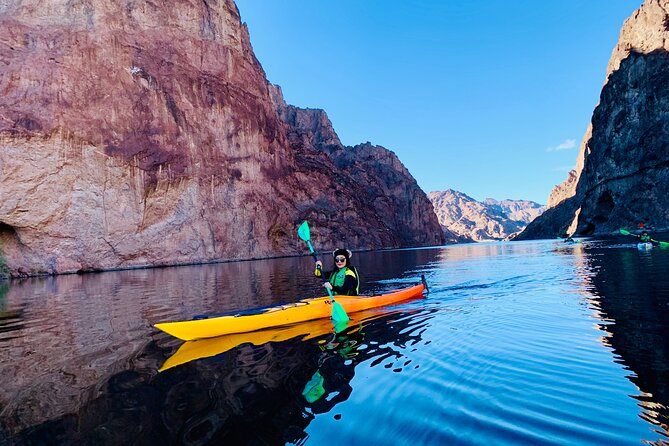 Emerald Cave Kayak Rental with Optional Vegas Shuttle - From Las Vegas lights to Black Canyon water