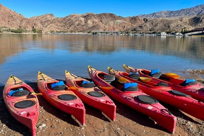 Emerald Cave Kayak Rental with Optional Vegas Shuttle - Paddling upstream through Black Canyon