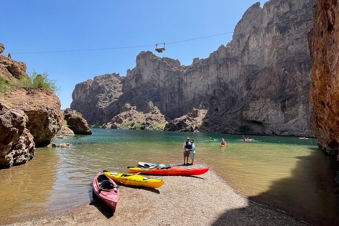 Emerald Cave Kayaking Tour from Las Vegas, Best Dam 1/2 Day Trip - The Gaugers Station walk and Hoover Dam connection