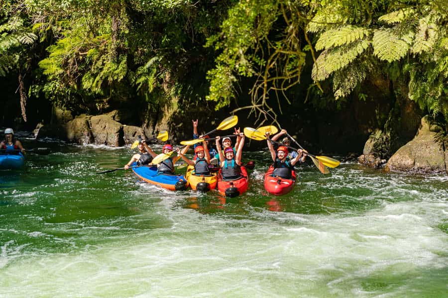 Epic Tandem Kayak Tour down the Kaituna River Waterfalls - Who should skip it