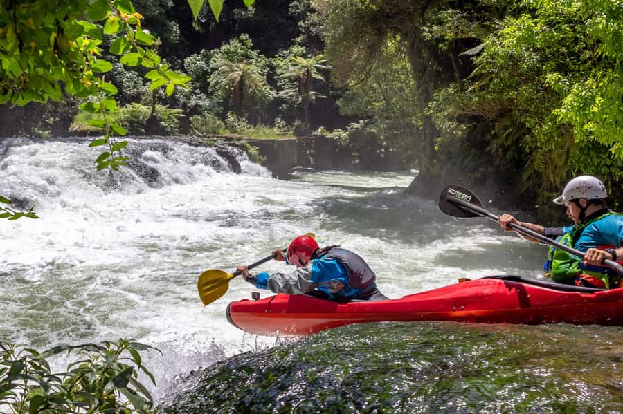 Epic Tandem Kayak Tour down the Kaituna River Waterfalls - Meeting at 780 State Highway 33