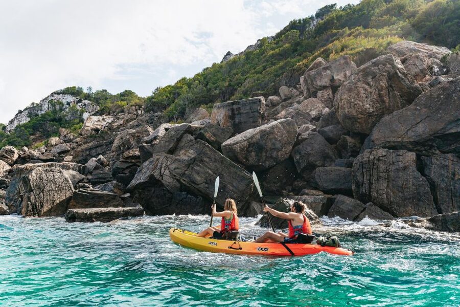 Es Figueral: Guided Kayaking and Snorkeling Tour - The return route and the physical effort