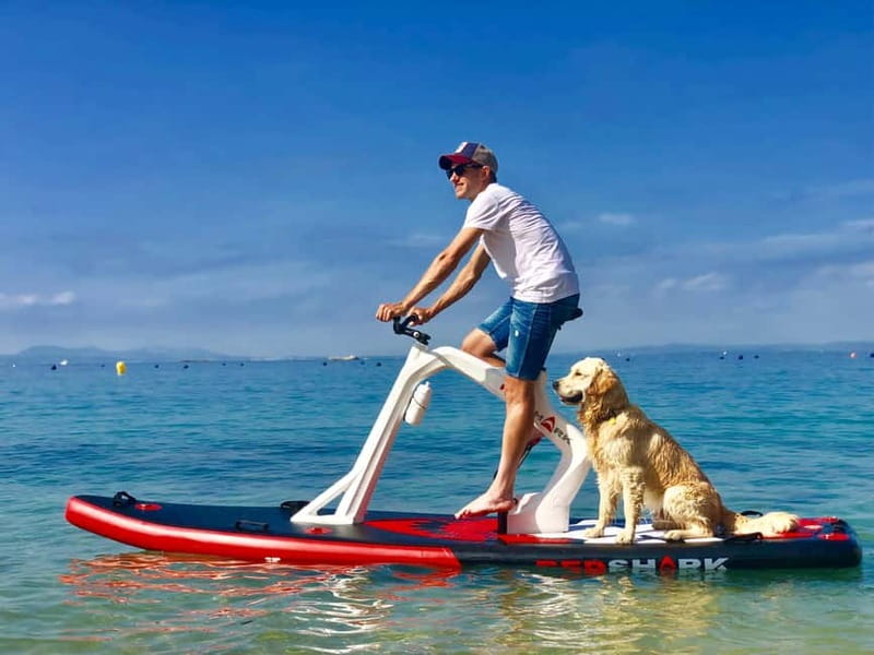 Exclusive sup bike excursion in Cala Ferrera - Why pedaling on the sea feels so different