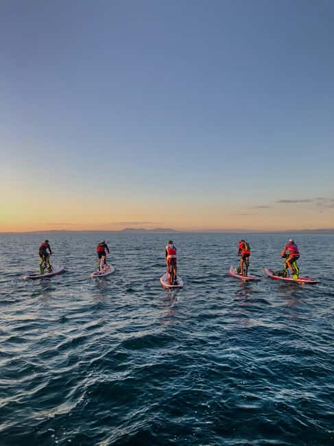 Exclusive sup bike excursion in Cala Ferrera - The guides and the feel of the outing