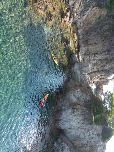 EXCURSION GUIADA EN KAYAK - INICIACIÓN 1h 15m - Reaching the clear natural pool