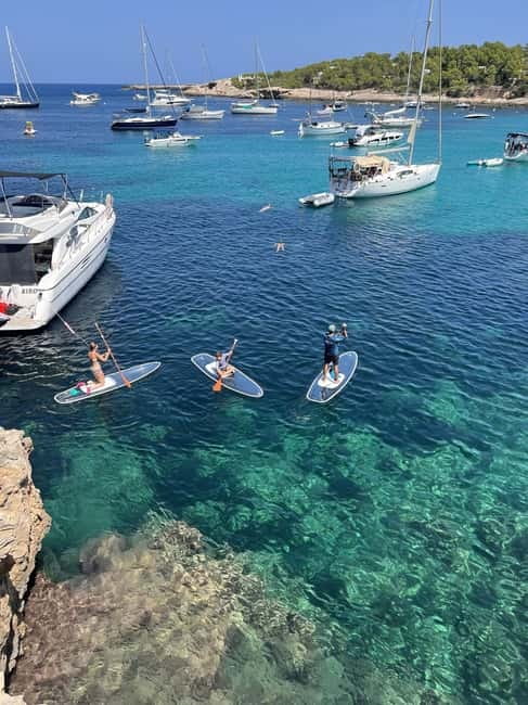 Experience Crystal paddle surf Tours + snorkel - Why the transparent SUP changes the usual Ibiza beach trip