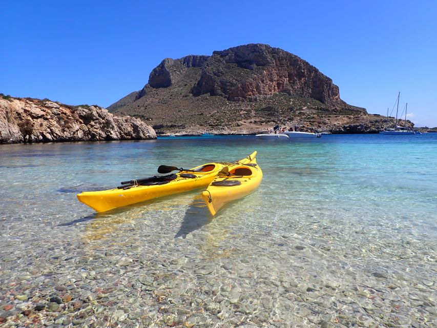 Favignana: kayak excursion, snorkelling and adventure - Snorkeling in Favignana’s clear water