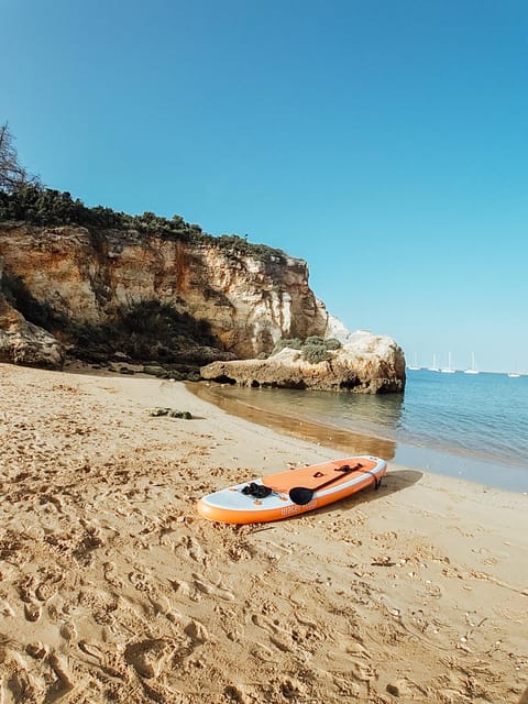 Ferragudo: Self-Guided Kayak & SUP Adventure - Forte de São João do Arade and the golden cliffs