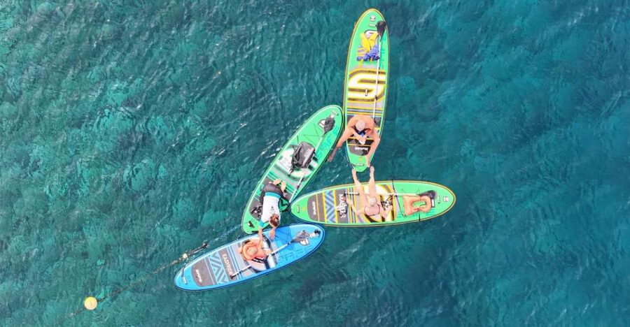 Flamingo Beach: Guided SUP and Snorkeling experience - From paddle board to underwater viewing
