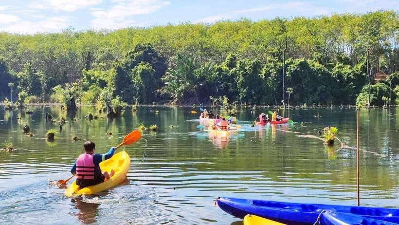 From Ao Nang: Kayaking at Klong Rud with Hotel Transfers - Klong Nam Sai and the clear-water swim
