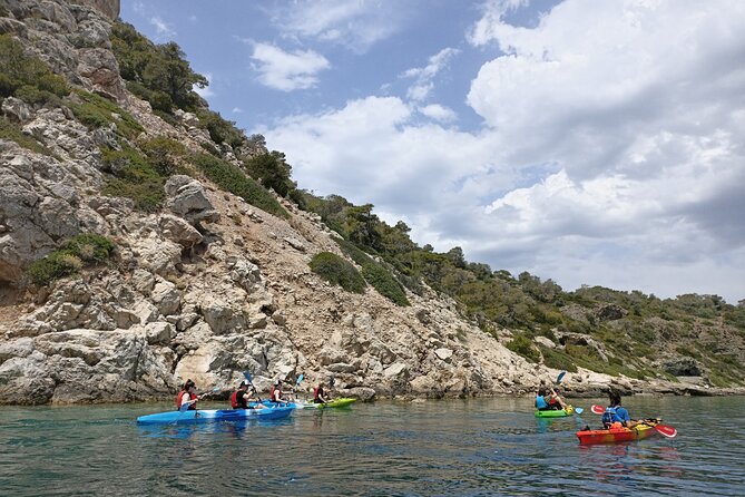 From Athens Half Day Sea Kayak Tour at the Corinthian Gulf - Reaching Alkyonidos Beach by kayak