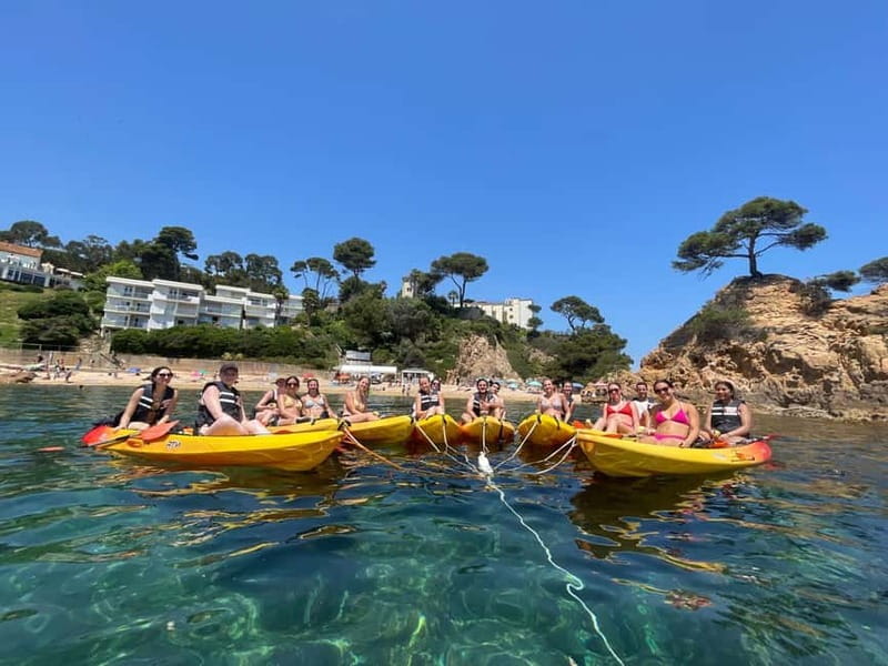 From Barcelona: Costa Brava Kayak & Snorkel Tour with Picnic - Four hours among coves, caves, and cliffs