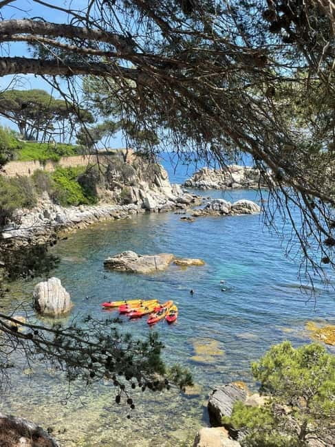 From Barcelona: Costa Brava Kayak & Snorkel Tour with Picnic - The guides shape the day