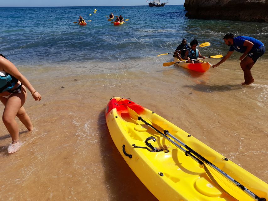 From Benagil: Benagil Caves Kayak Tour - What happens during the two hours