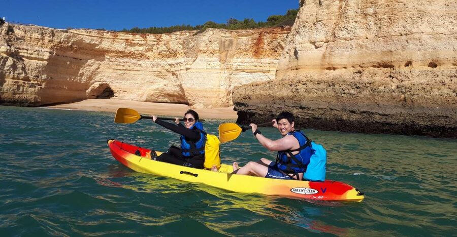 From Benagil: Benagil Caves Kayak Tour - The Benagil cave stop