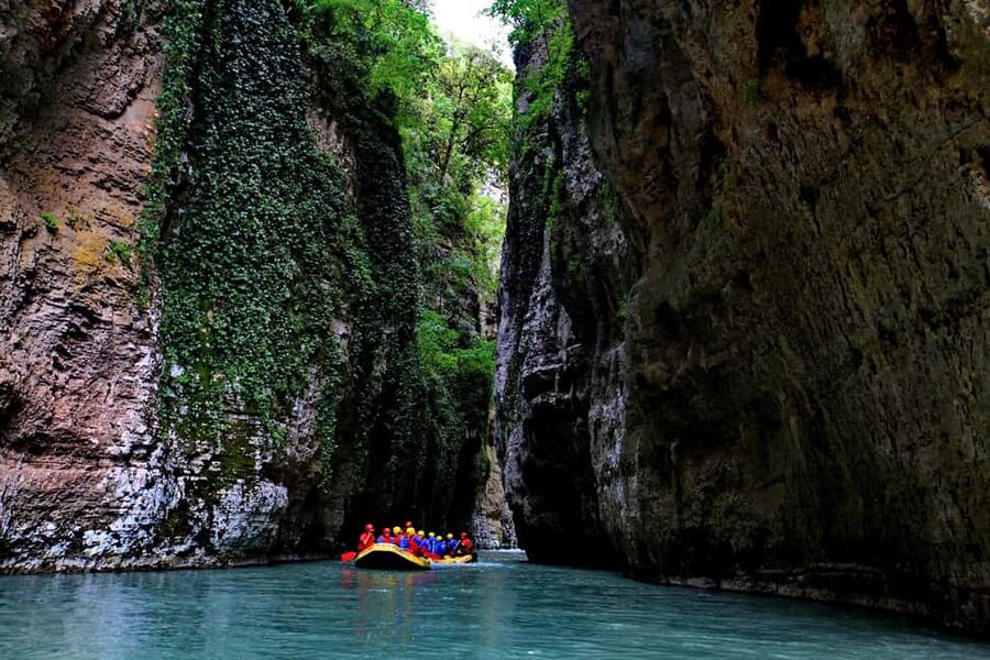 From Berat: Osumi Canyon Rafting, Kayak, & River Tubing Tour - The drive from Berat to the canyon