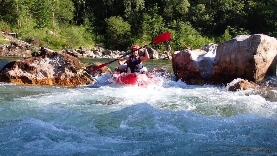From Bovec: Whitewater kayaking on the Soča River - Starting in Bovec with the right gear