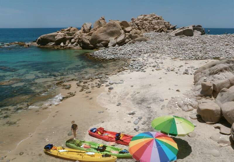 From Cabo: Cabo Pulmo Marine Park Snorkeling and Kayaking - Getting ready at Los Arbolitos Beach