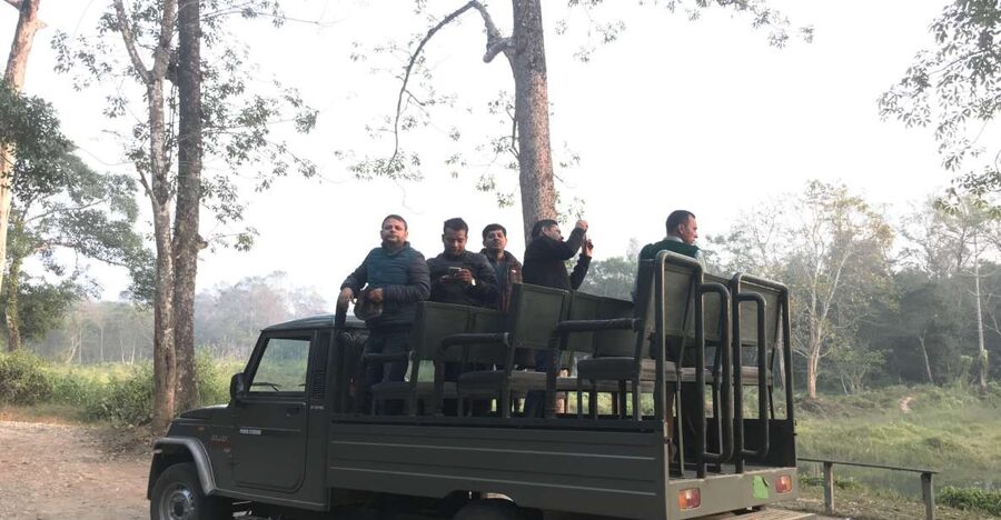 From Chitwan : Jeep Safari,Canoeing,Forest walk Day Tour - Key points at a glance