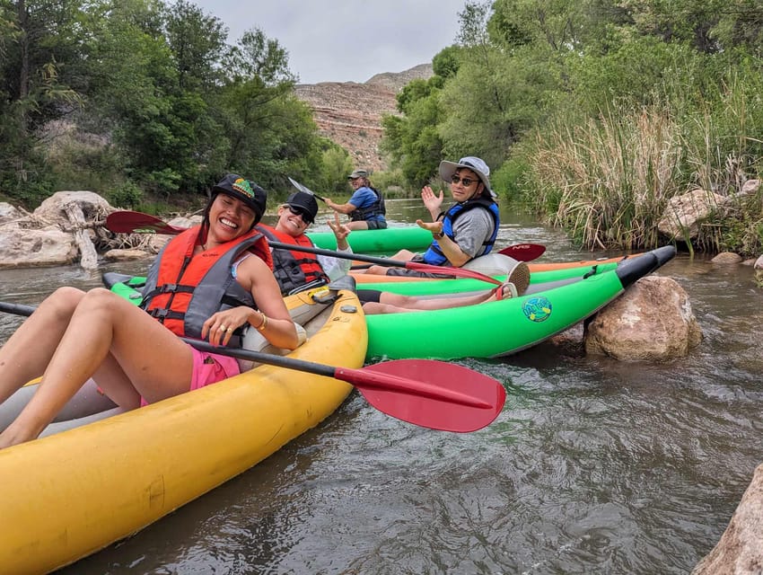 From Cottonwood: Guided Kayaking Tour on the Verde River - Practical timing and the return to Cottonwood