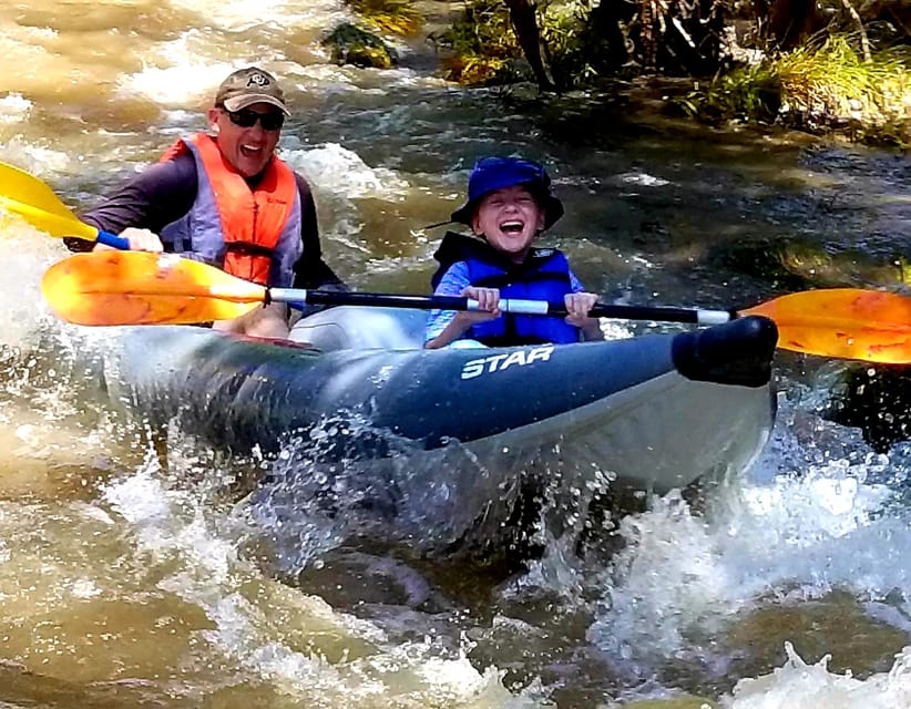 From Cottonwood: Guided Kayaking Tour on the Verde River - The dam-created swimming hole