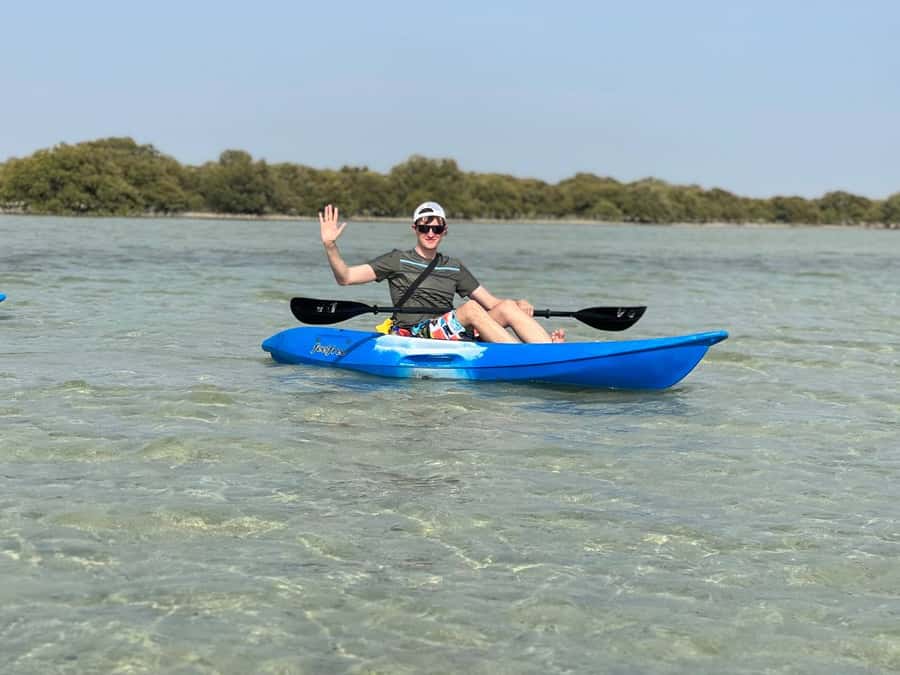 From Doha: Mangroves Kayaking Adventure - Learning to paddle before entering the channels