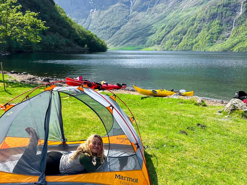 From Flåm: Nærøyfjord 3 Day Kayaking and Camping Tour - Camping beside the fjord, with the right expectations