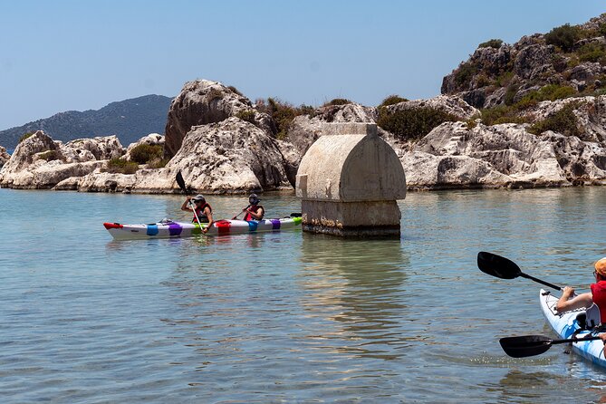 From Kas: Guided Kekova Sea Kayaking Tour - From Kaş to Üçağız at 8:00 a.m.