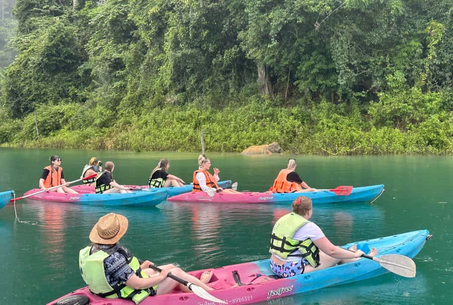 From Khao Lak: Khao Sok & Cheow Lan Lake Tour with Kayaking - The drive from Khao Lak to Rajjaprabha Dam