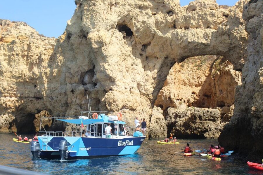 From Lagos: Kayak Experience in Ponta da Piedade - Swimming and the return to Lagos