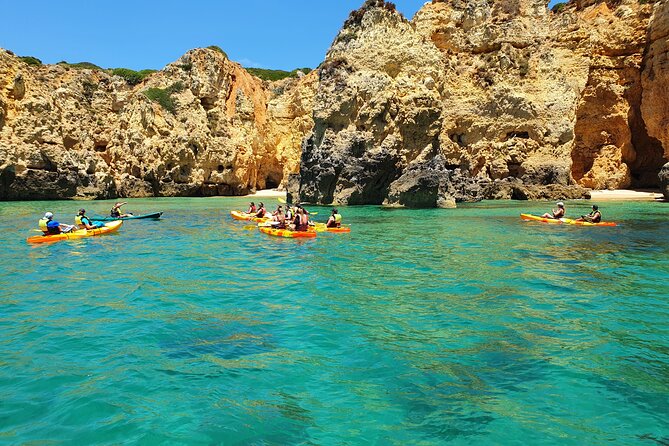 From Lagos: Kayak Tour of Ponta da Piedade Caves on Catamaran - The catamaran makes the outing easier