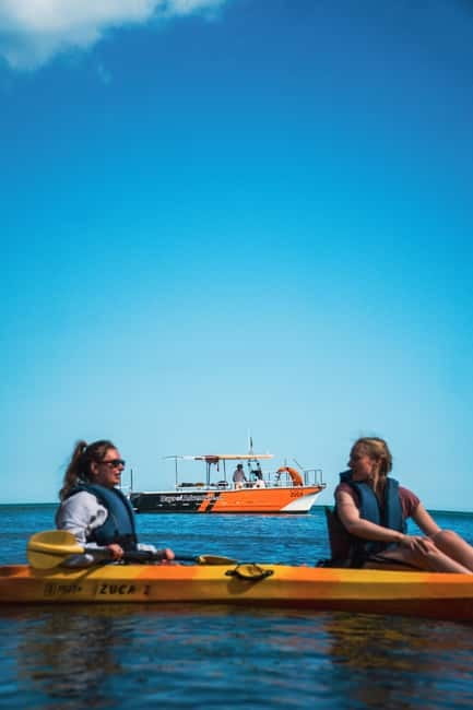 From Lagos: Ponta da Piedade Caves Kayak Tour from Catamaran - The smoothest launch in the Algarve