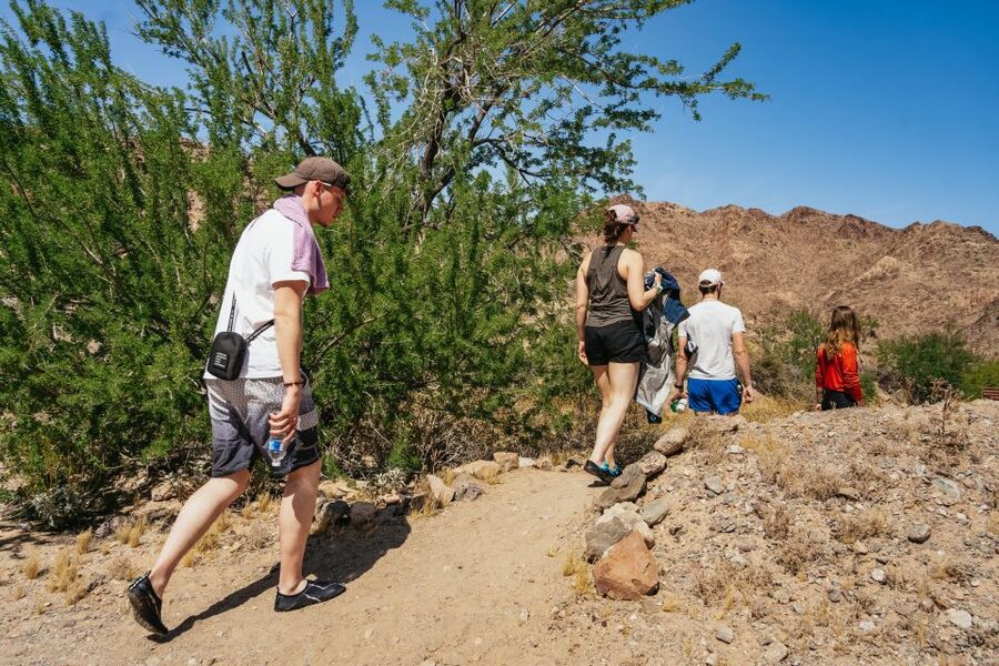 From Las Vegas: Black Canyon Half-Day Kayak Tour - The historic overlook and the old gauging station