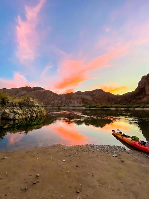 From Las Vegas: Black Canyon Twilight Kayak Tour - Paddling into Black Canyon before sunset