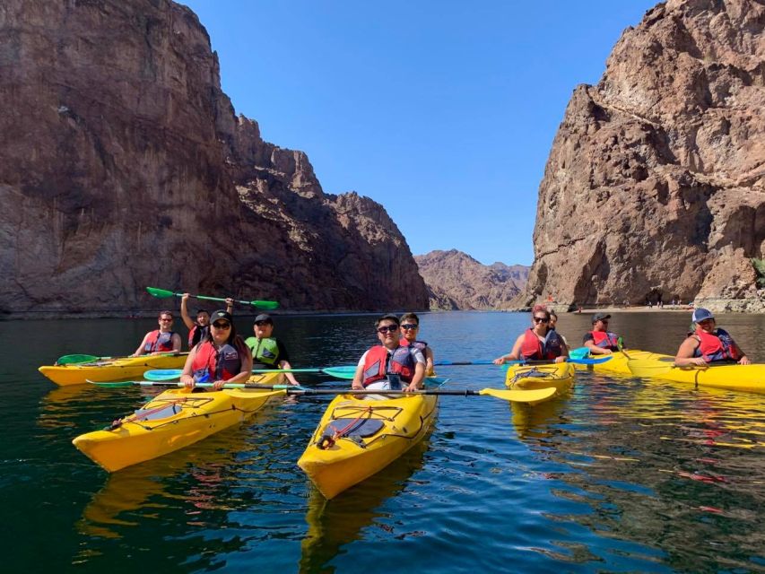From Las Vegas: Emerald Cave Guided Kayak Tour with Shuttle - Paddling upstream through Black Canyon