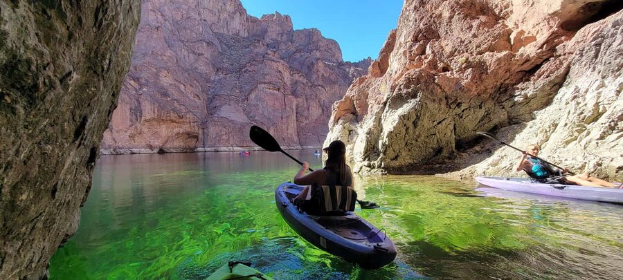 From Las Vegas: Emerald Cave Kayak Tour with Hotel Pickup - From MGM Grand to Willow Beach