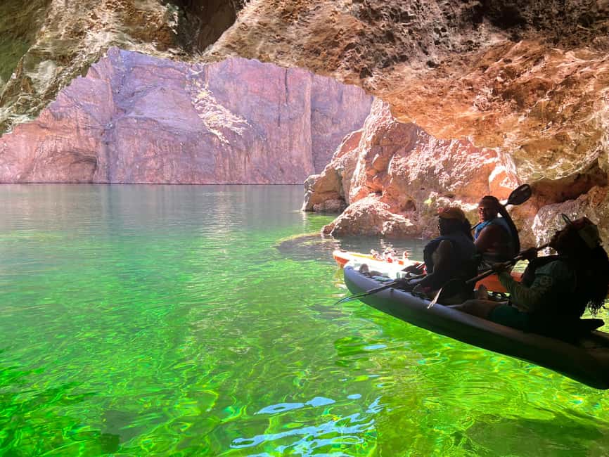From Las Vegas: Emerald Cave Kayak Tour with Hotel Pickup - Reaching Emerald Cave by water