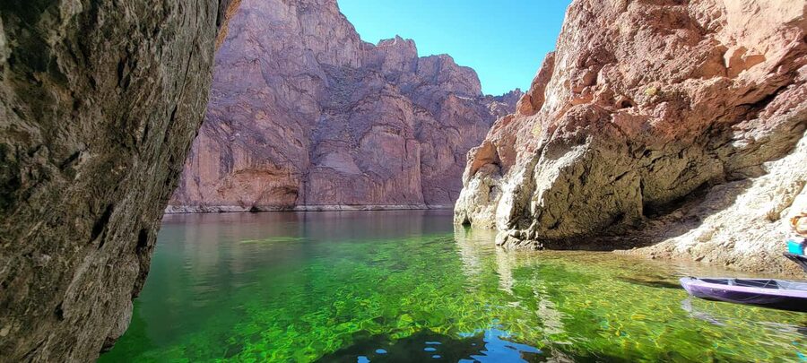 From Las Vegas: Emerald Cave Kayak Tour with Hotel Pickup - Who should book this river outing